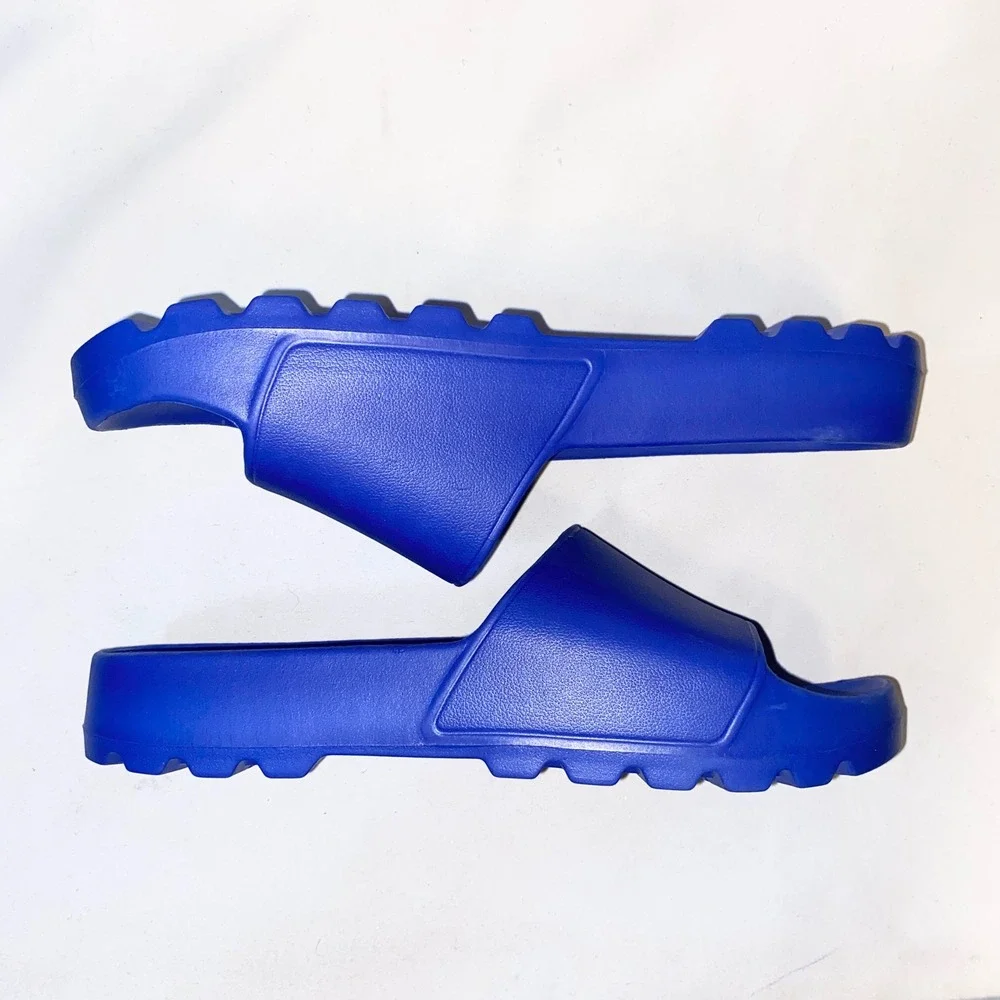 Old Navy EVA Pool Slides Royal Blue Sugarcane Sandals Mens 10 S/663816-05‎
